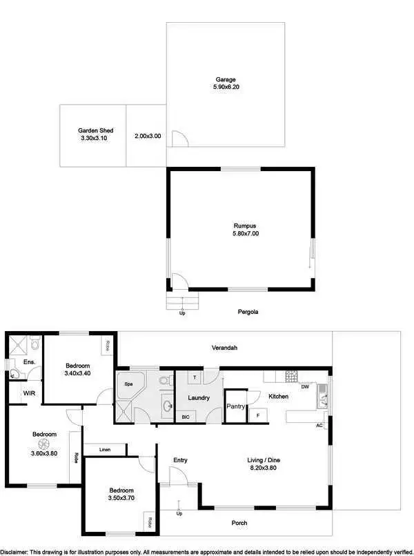 Floorplan of Homely house listing, 1 Dodson Road, Encounter Bay SA 5211