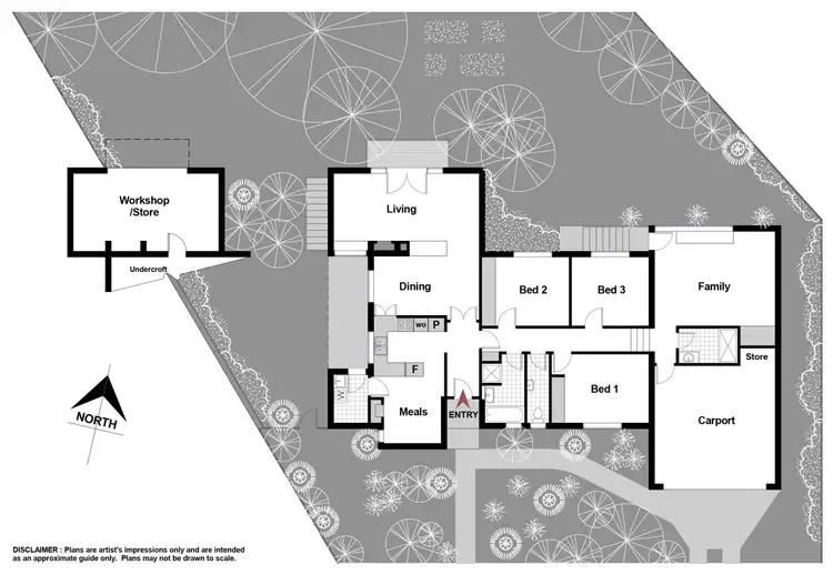 Floorplan of Homely house listing, 28 Norman Place, Deakin ACT 2600
