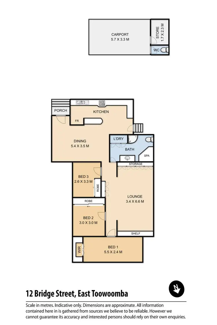Floorplan of Homely house listing, 12 Bridge Street, East Toowoomba QLD 4350