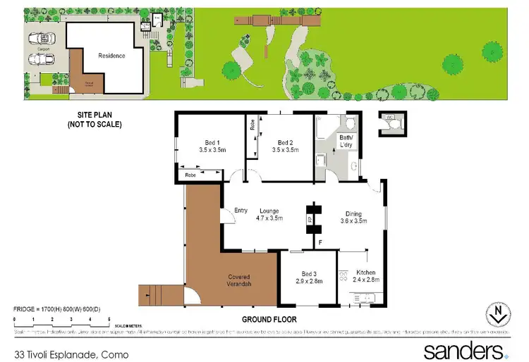 Floorplan of Homely house listing, 33 Tivoli Esplanade, Como NSW 2226