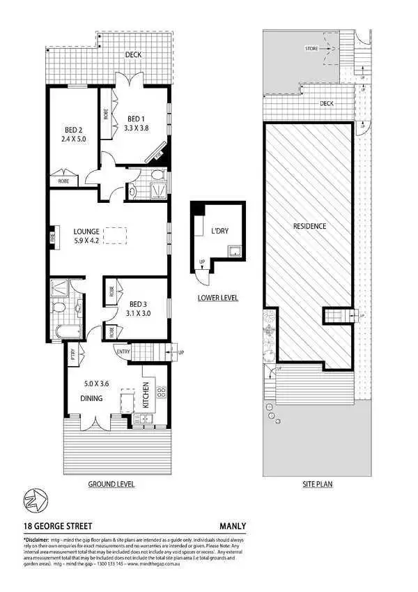 Floorplan of Homely house listing, 18 George Street, Manly NSW 2095