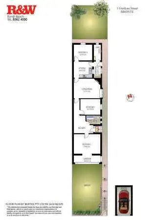 Floorplan of Homely semi-detached listing, 1 Gardyne Street, Bronte NSW 2024