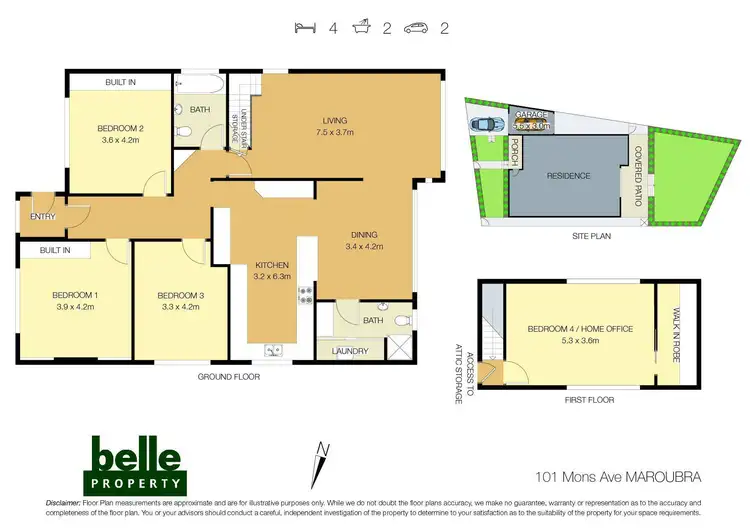 Floorplan of Homely house listing, 101 Mons Avenue, Maroubra NSW 2035