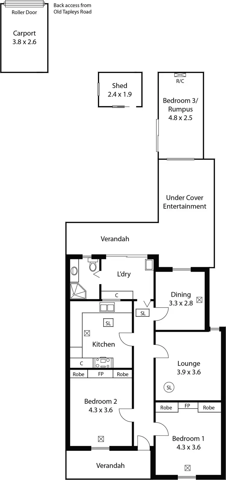Floorplan of Homely house listing, 30 Mary Street, Glenelg North SA 5045