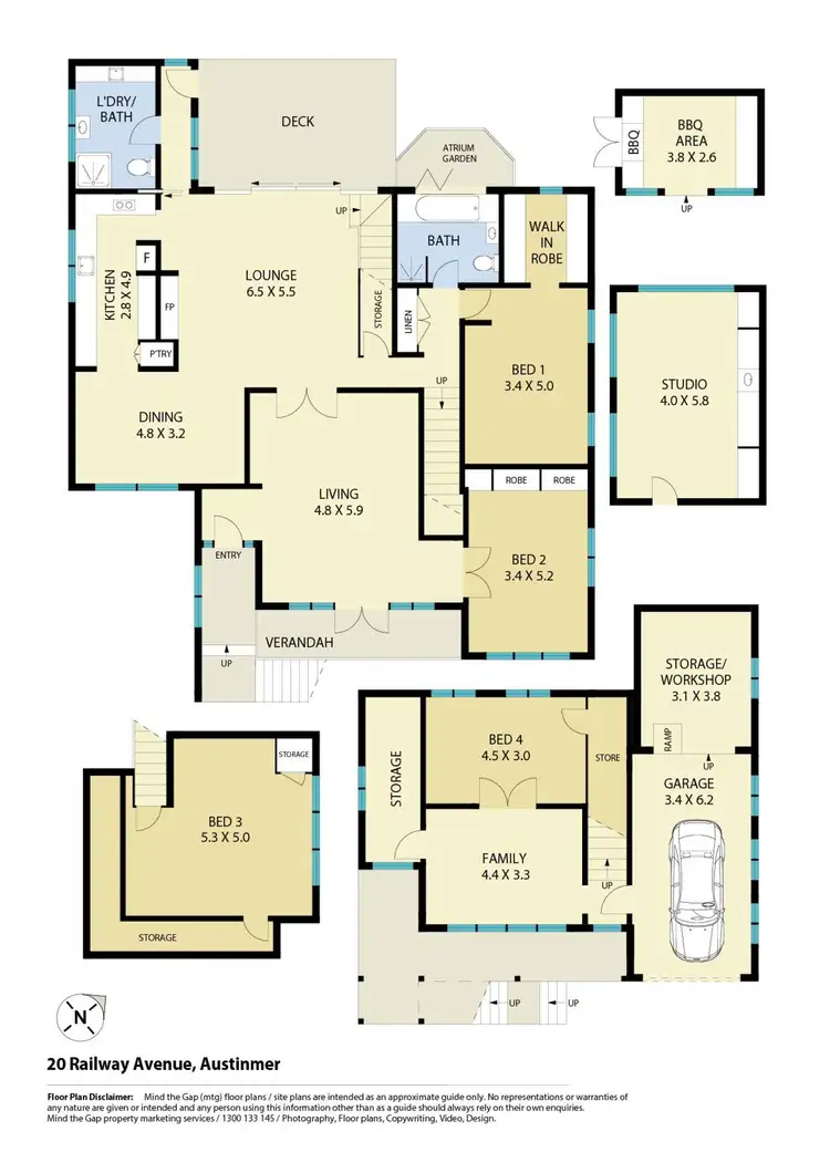 Floorplan of Homely house listing, 20 Railway Avenue, Austinmer NSW 2515