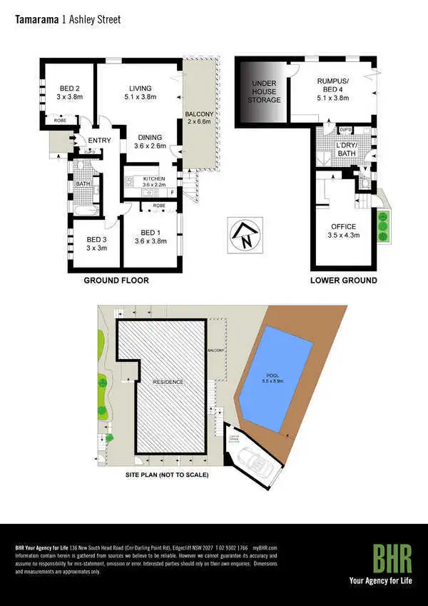 Floorplan of Homely house listing, 1 Ashley Street, Tamarama NSW 2026