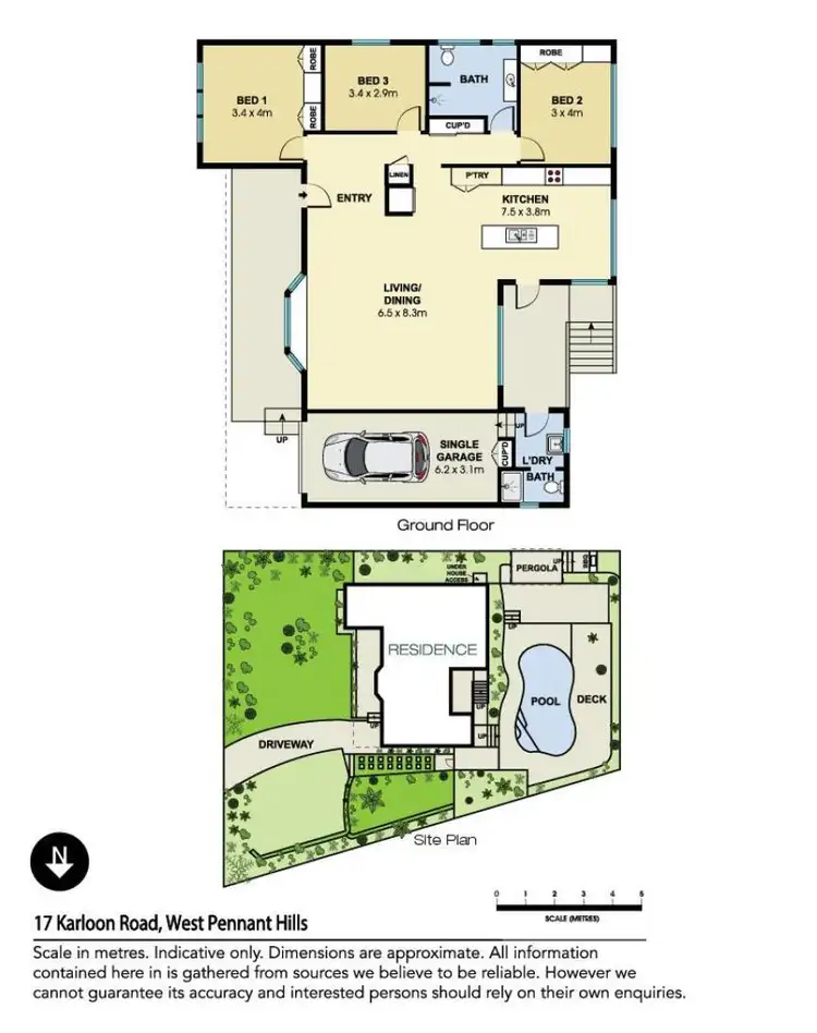 Floorplan of Homely house listing, 17 Karloon Road, West Pennant Hills NSW 2125
