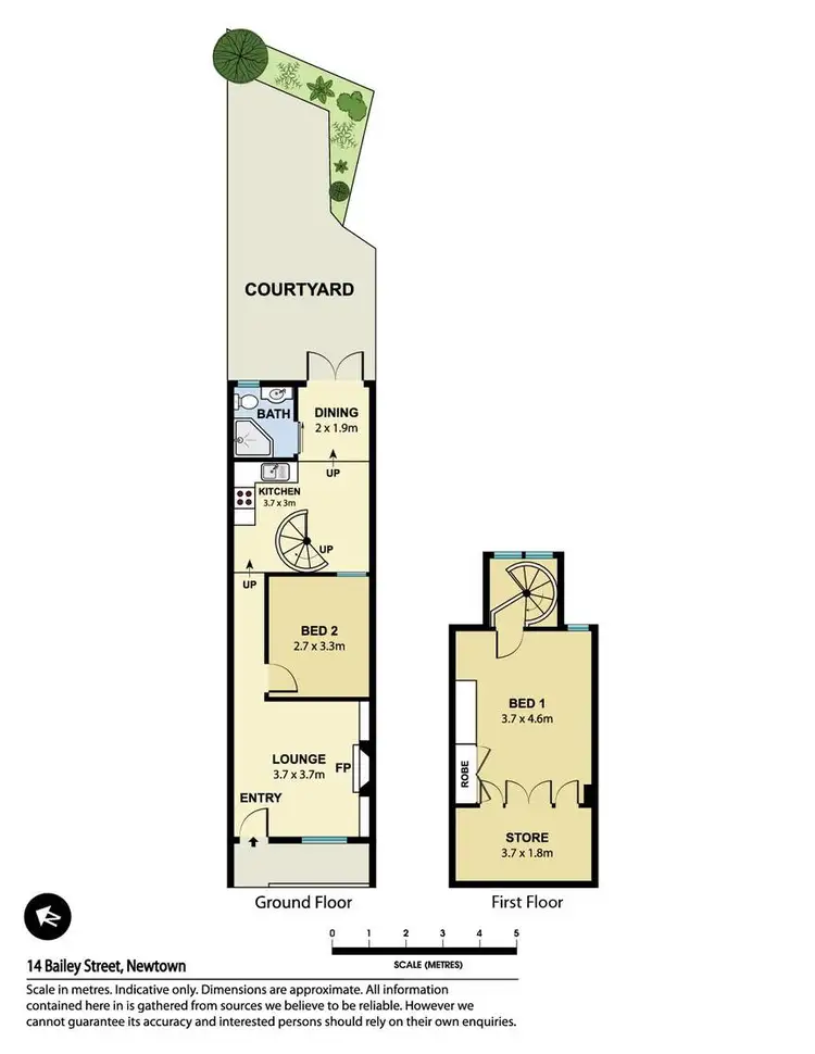 Floorplan of Homely house listing, 14 Bailey Street, Newtown NSW 2042