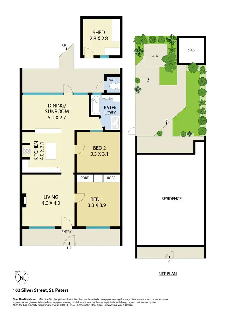 Floorplan of Homely house listing, 103 Silver Street, St Peters NSW 2044