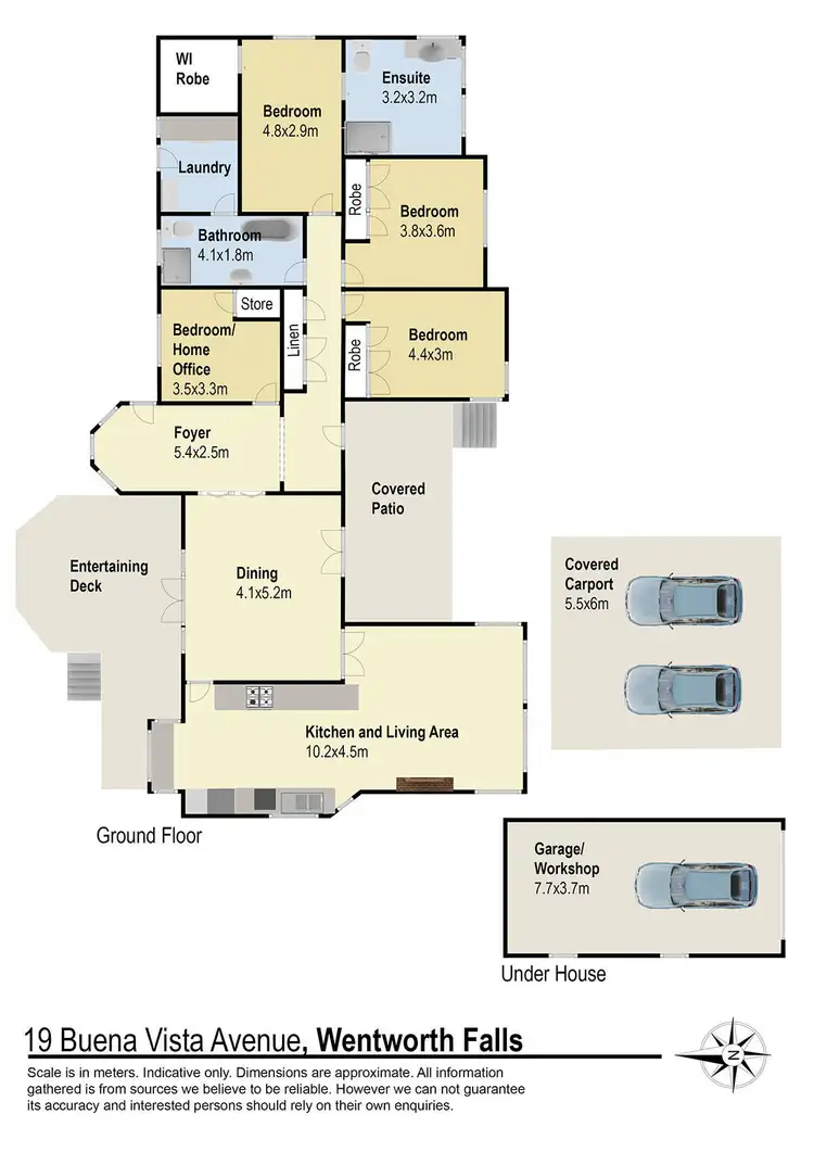 Floorplan of Homely house listing, 19 Buena Vista Avenue, Wentworth Falls NSW 2782