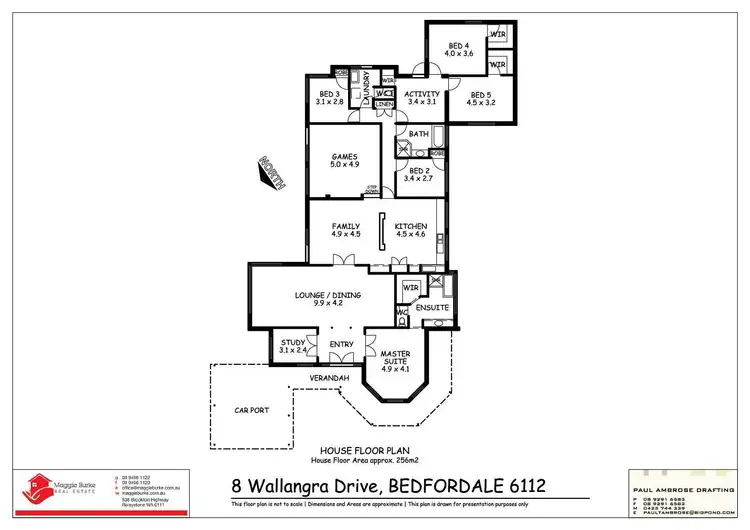 Floorplan of Homely house listing, 8 Wallangarra Drive, Bedfordale WA 6112