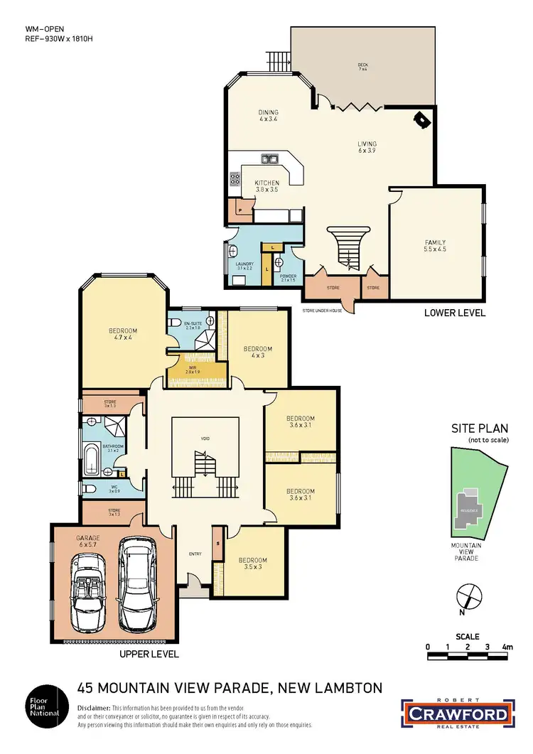 Floorplan of Homely house listing, 45 Mountain View Parade, New Lambton Heights NSW 2305