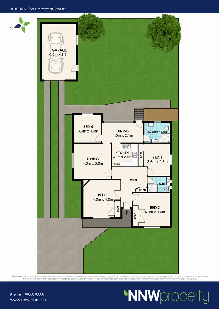 Floorplan of Homely house listing, 2a Hargrave Road, Auburn NSW 2144