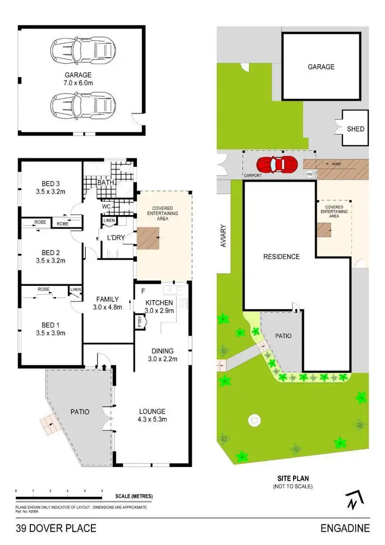 Floorplan of Homely house listing, 39 Dover Place, Engadine NSW 2233