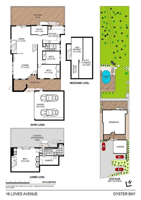 Floorplan of Homely house listing, 18 Loves Avenue, Oyster Bay NSW 2225