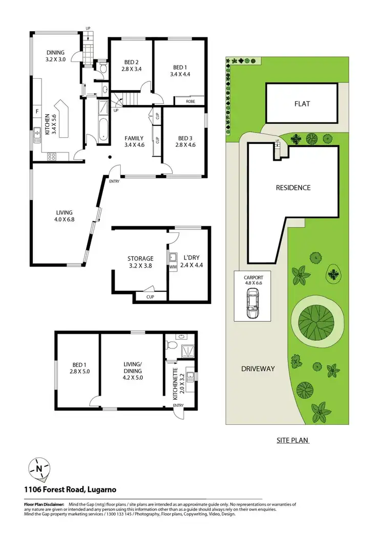 Floorplan of Homely house listing, 1106 Forest Road, Lugarno NSW 2210
