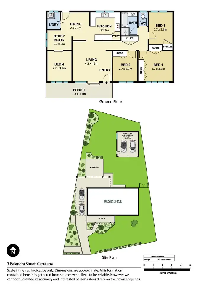 Floorplan of Homely house listing, 7 Balandra Street, Capalaba QLD 4157