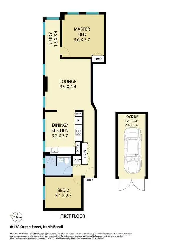 Floorplan of Homely apartment listing, 6/17a Ocean Street, Bondi NSW 2026