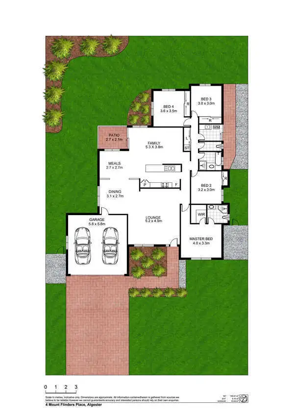Floorplan of Homely house listing, 4 Mt Flinders Place, Algester QLD 4115