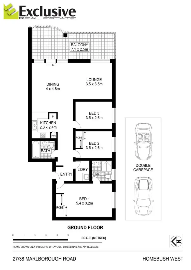 Floorplan of Homely apartment listing, 27/38 Marlborough Road, Homebush West NSW 2140