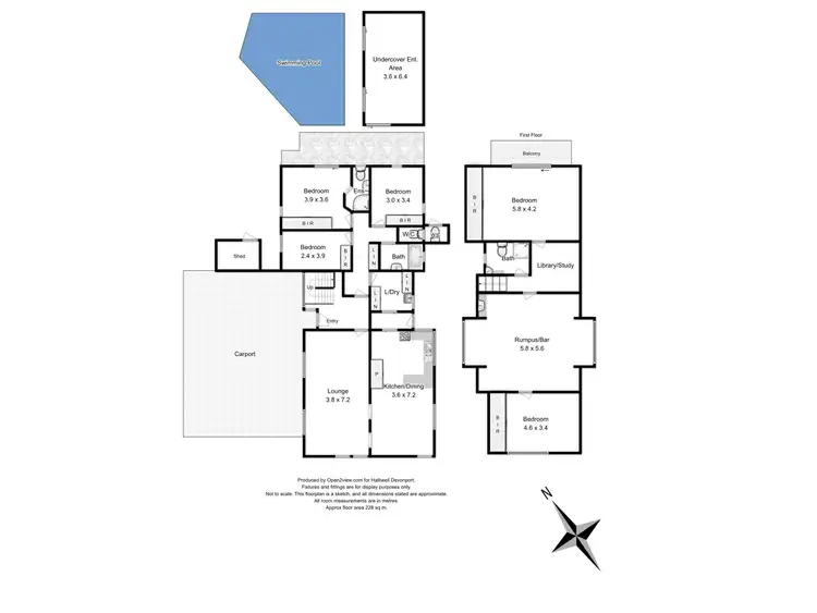 Floorplan of Homely house listing, 72 Berrigan Road, Miandetta TAS 7310