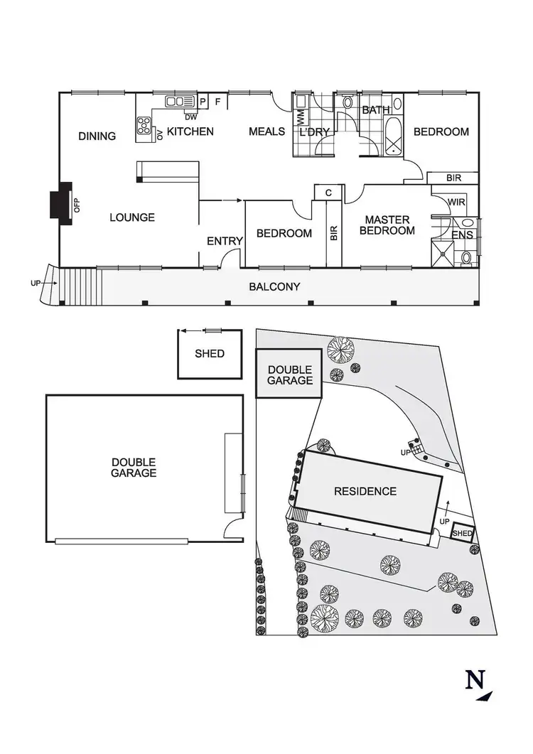 Floorplan of Homely house listing, 48 Oronsay Crescent, Diamond Creek VIC 3089