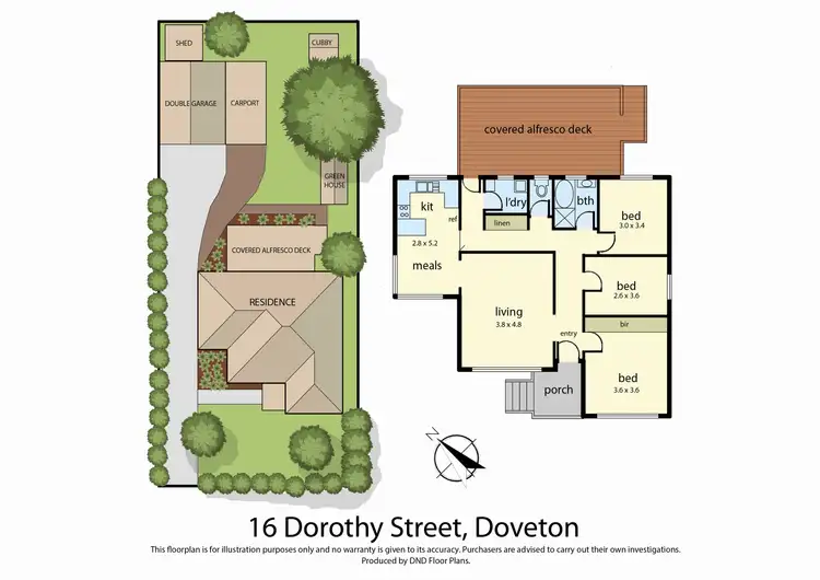 Floorplan of Homely house listing, 16 Dorothy Street, Doveton VIC 3177