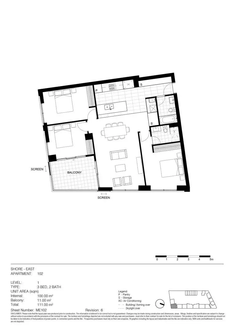Floorplan of Homely apartment listing, 102/2 Chisholm Street, Wolli Creek NSW 2205
