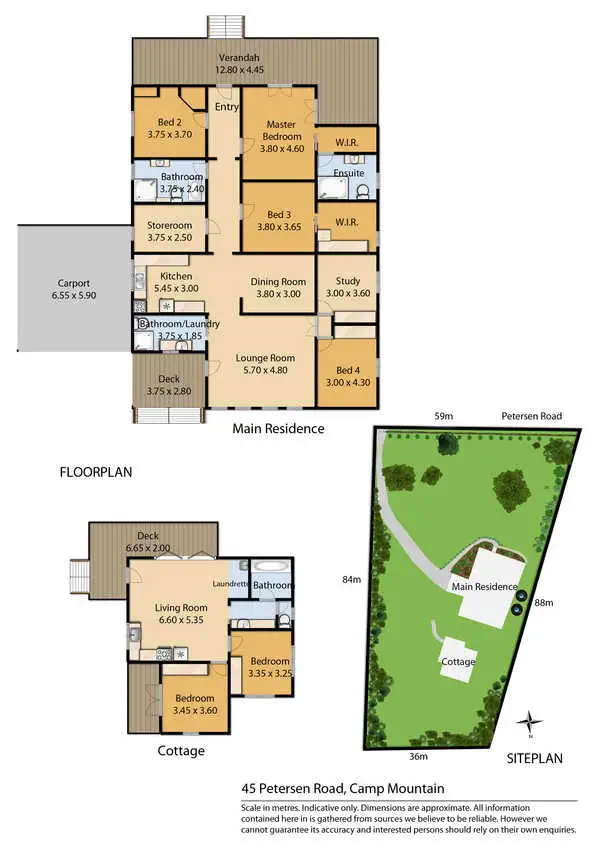 Floorplan of Homely house listing, 45 Petersen Road, Camp Mountain QLD 4520