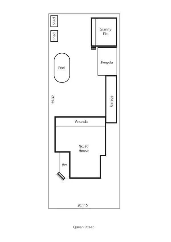 Floorplan of Homely house listing, 90 Queen Street, Revesby NSW 2212
