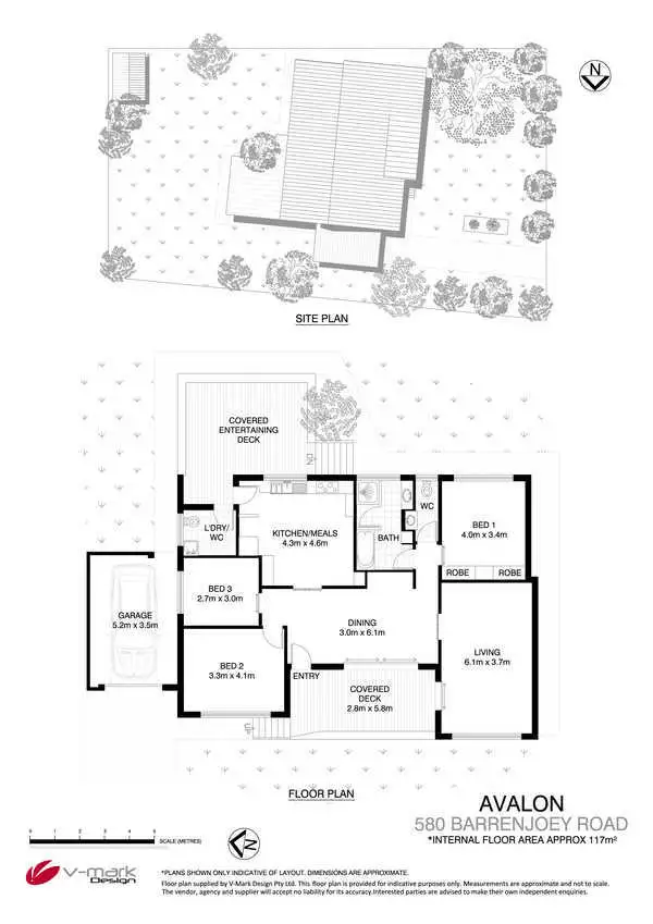 Floorplan of Homely house listing, 580 Barrenjoey Road, Avalon NSW 2107