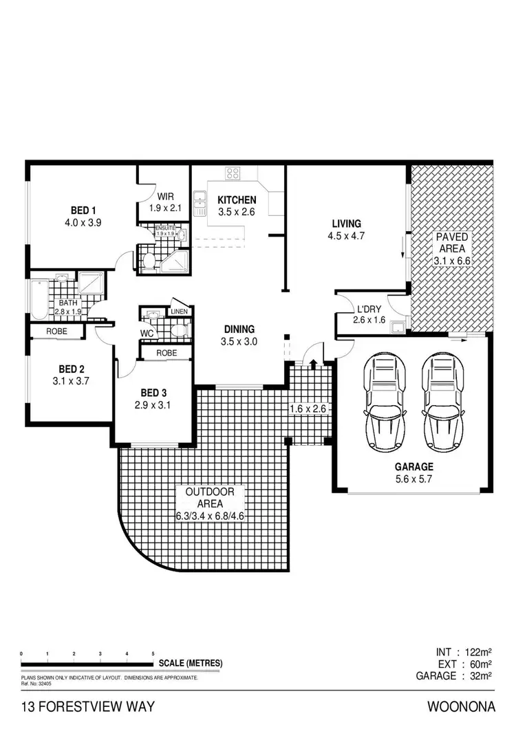Floorplan of Homely villa listing, 13 Forestview Way, Woonona NSW 2517
