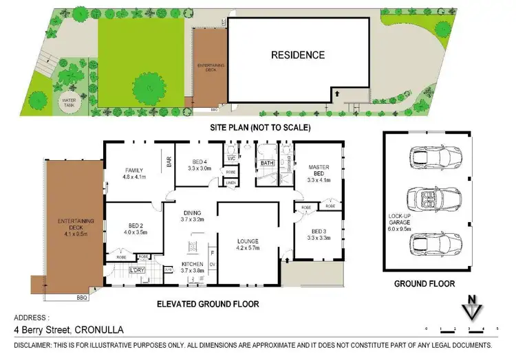 Floorplan of Homely house listing, 4 Berry Street, Cronulla NSW 2230