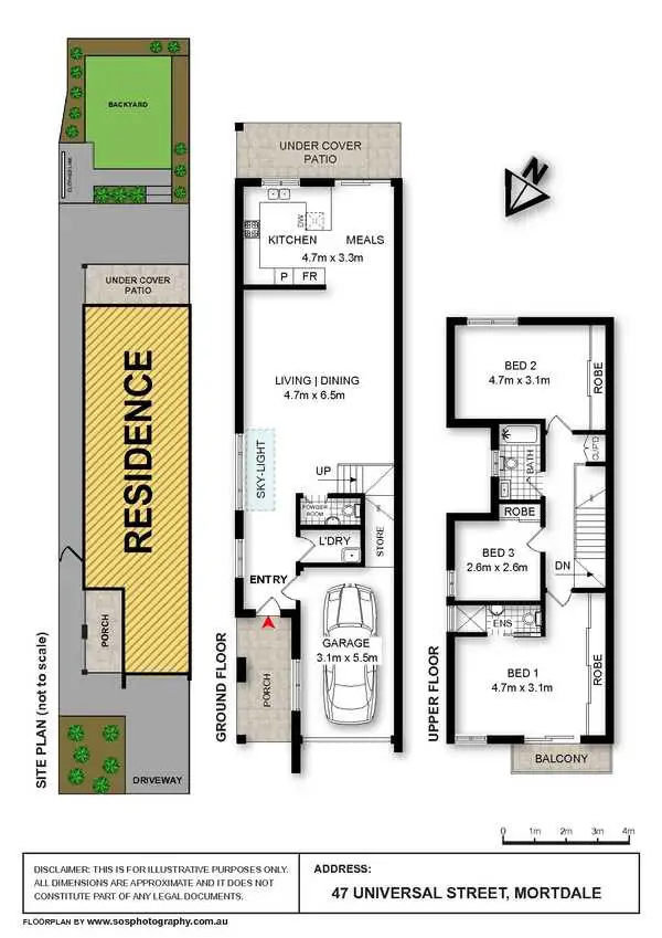 Floorplan of Homely house listing, 47 Universal Street, Mortdale NSW 2223