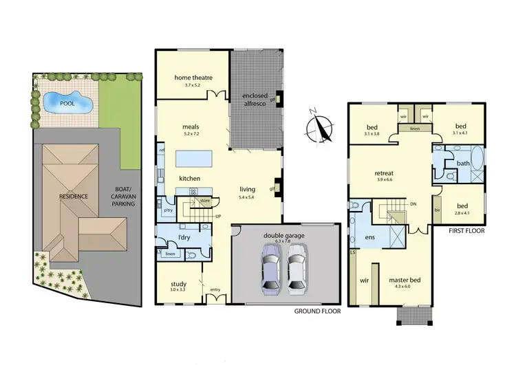 Floorplan of Homely house listing, 3 Brolga Close, Pakenham VIC 3810