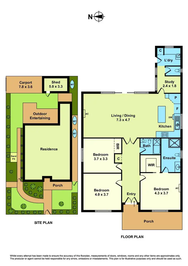 Floorplan of Homely house listing, 61 Kingsville Street, Kingsville VIC 3012