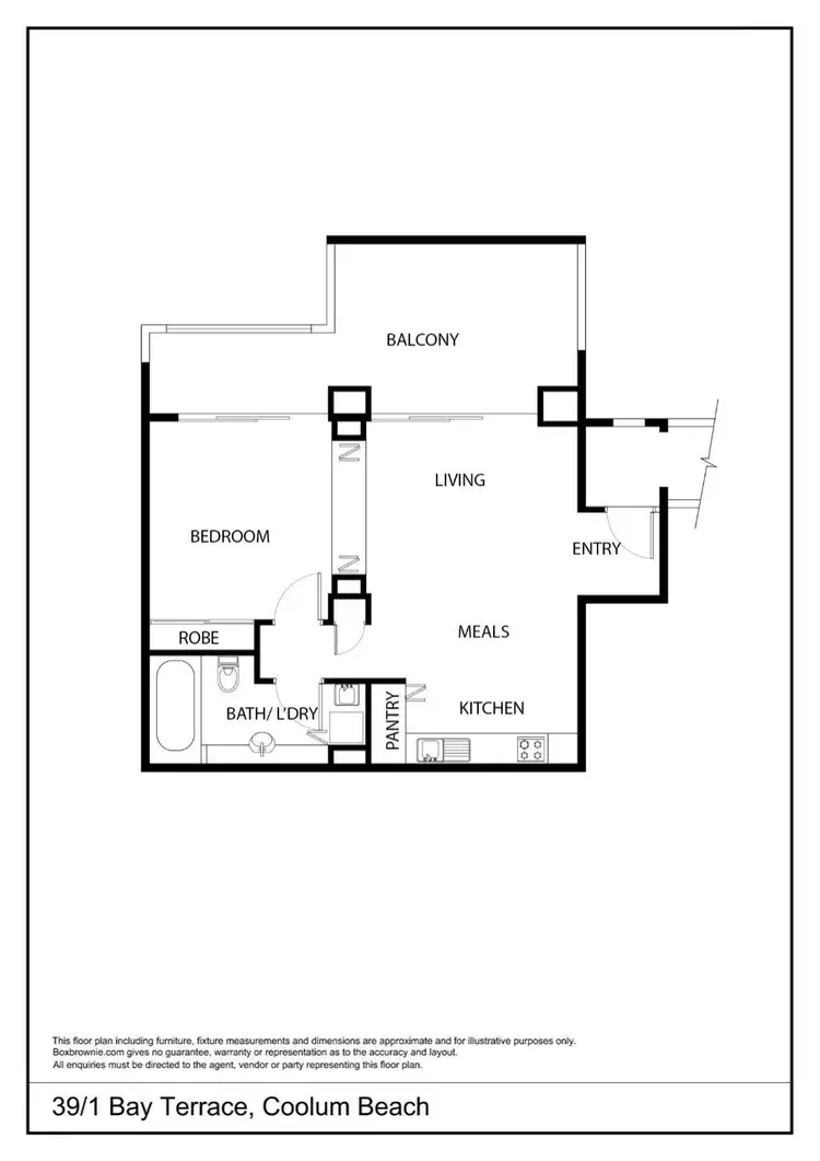 Floorplan of Homely unit listing, 39/1 Bay Terrace, Coolum Beach QLD 4573