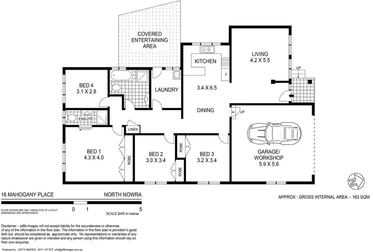 Floorplan of Homely house listing, 16 Mahogany Place, North Nowra NSW 2541