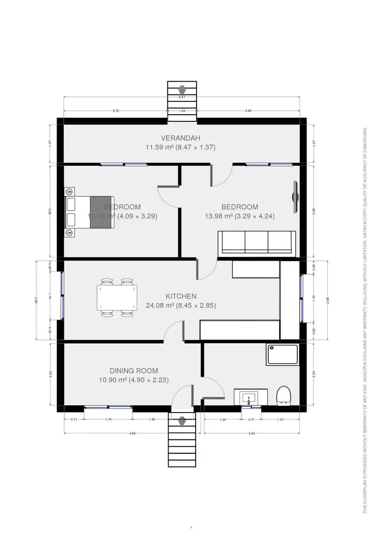 Floorplan of Homely house listing, 100 Oak Bank Street, Narrandera NSW 2700
