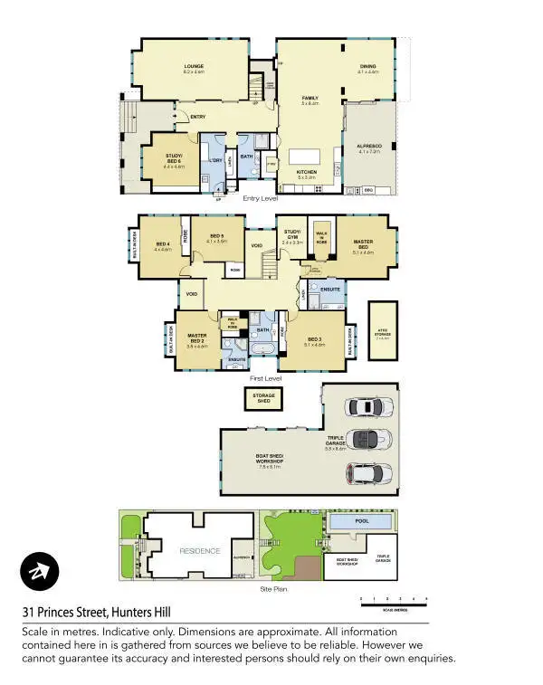 Floorplan of Homely house listing, 31 Princes Street, Hunters Hill NSW 2110