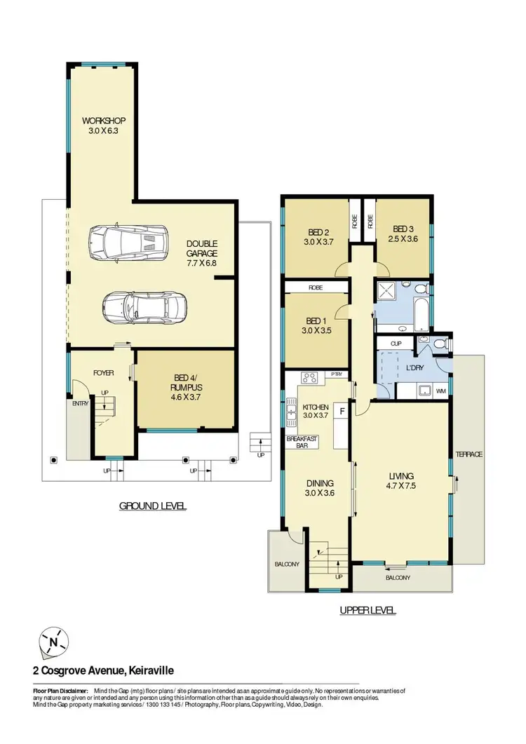 Floorplan of Homely house listing, 2 Cosgrove Avenue, Keiraville NSW 2500
