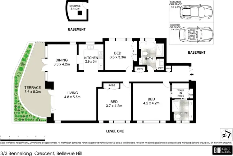 Floorplan of Homely apartment listing, 3/3 Benelong Crescent, Bellevue Hill NSW 2023