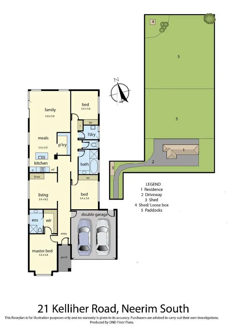 Floorplan of Homely house listing, 21 Kelliher Road, Neerim South VIC 3831