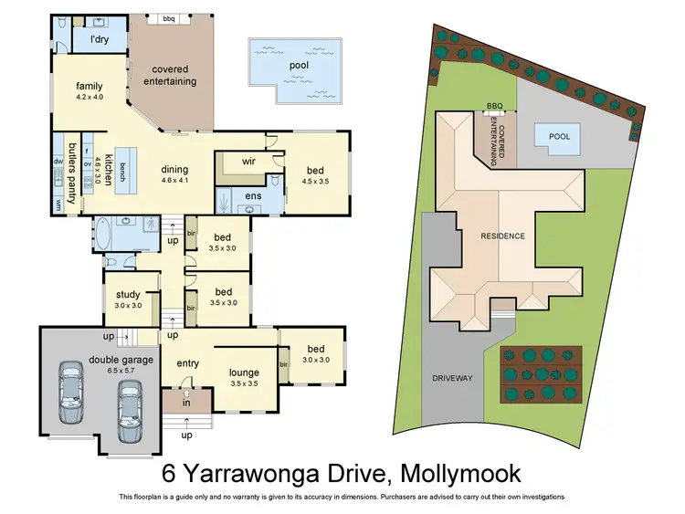 Floorplan of Homely house listing, 6 Yarrawonga Drive, Mollymook NSW 2539