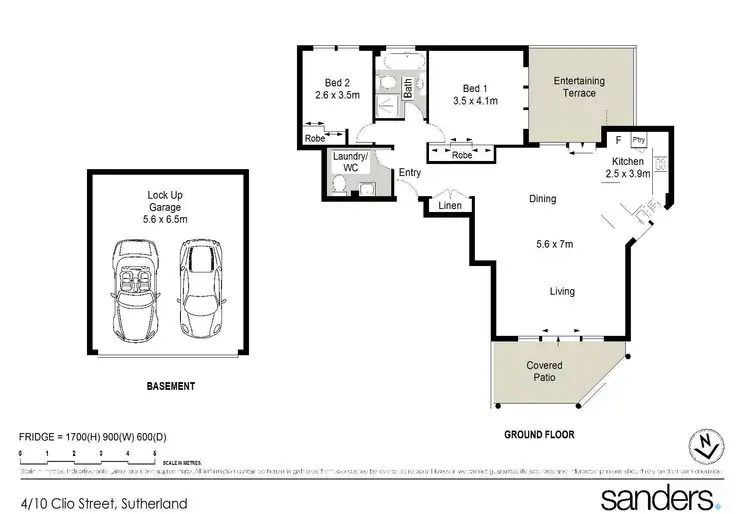 Floorplan of Homely apartment listing, 4/10-18 Clio Street, Sutherland NSW 2232