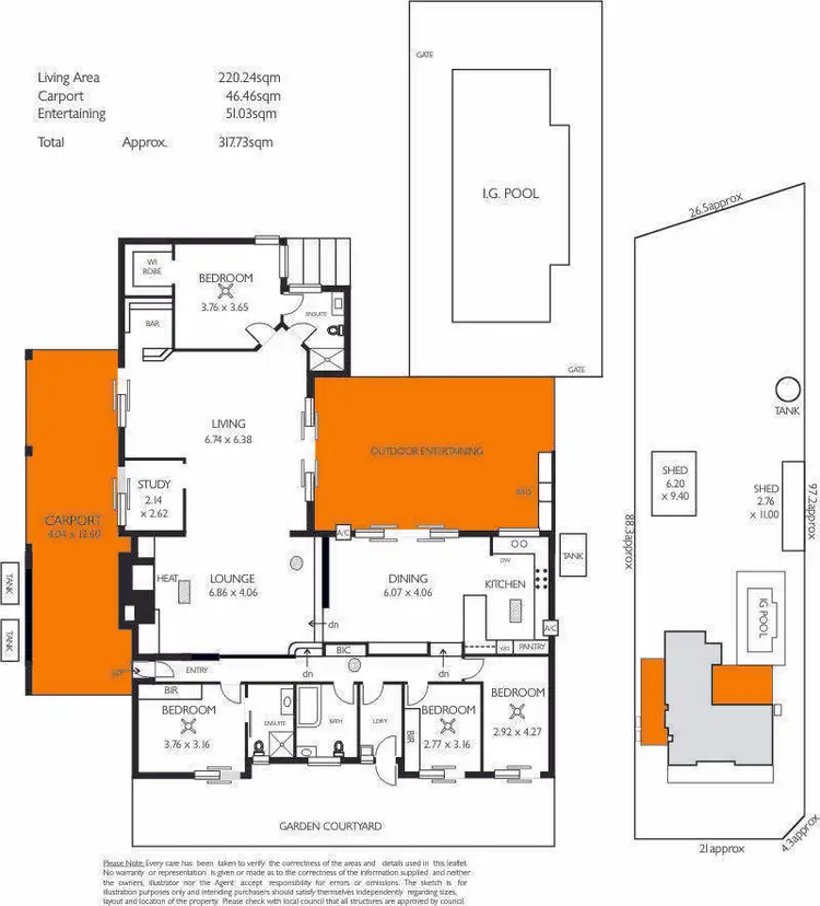 Floorplan of Homely house listing, 480 Yatala Vale Road, Yatala Vale SA 5126