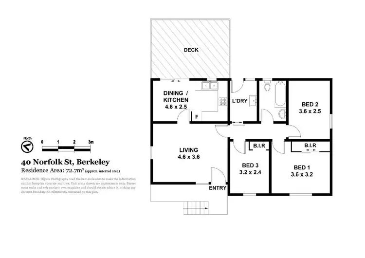 Floorplan of Homely house listing, 40 Norfolk Street, Berkeley NSW 2506