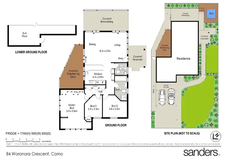 Floorplan of Homely house listing, 84 Woronora Crescent, Como NSW 2226