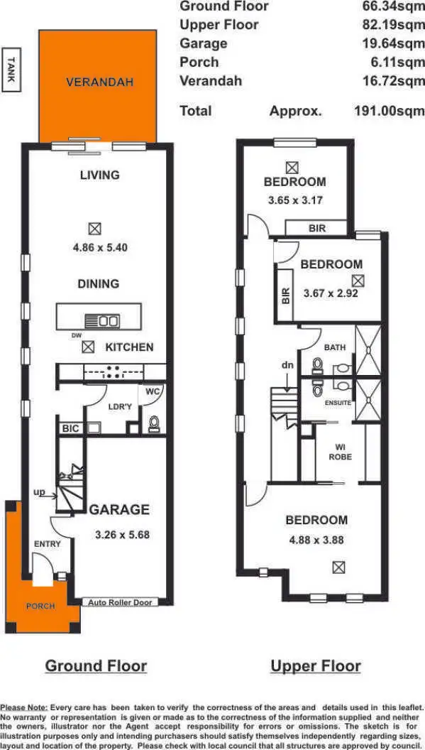 Floorplan of Homely townhouse listing, 12/54 Victoria Street, Queenstown SA 5014