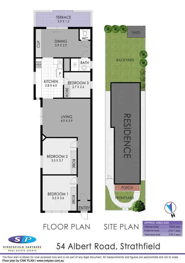 Floorplan of Homely house listing, 54 Albert Road, Strathfield NSW 2135